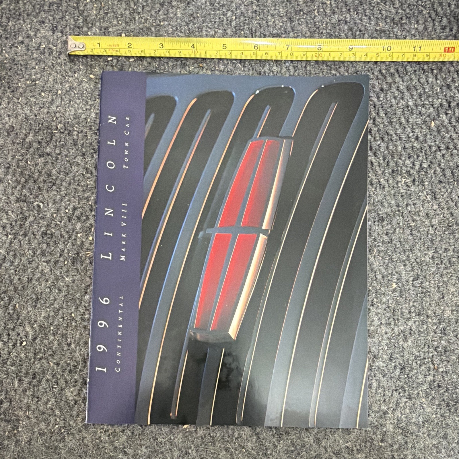 1996 Lincoln, Continental Mark, VIII Town Car Sales Catalogue Brochure