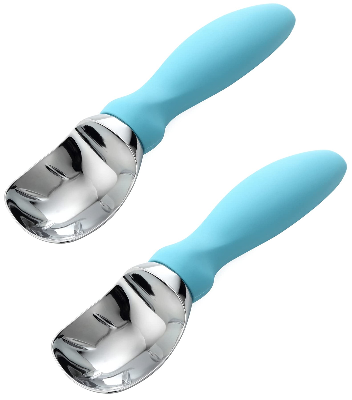 Spring Chef Heavy Duty Metal Ice Cream Scooper 2 Pack Aqua Sky Spring Chef Heavy Duty Metal Ice Cream Scooper 2 Pack Aqua Sky