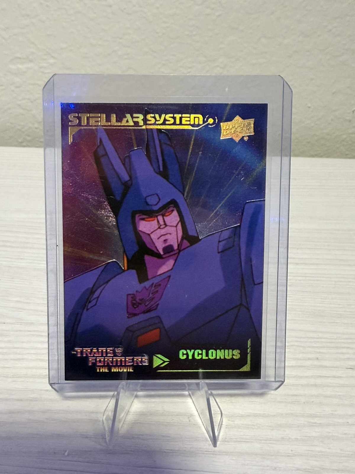 2026 Upper Deck Transformers 40th Cyclonus Stellar System SUPERNOVA /99 2026 Upper Deck Transformers 40th Cyclonus Stellar System SUPERNOVA /99