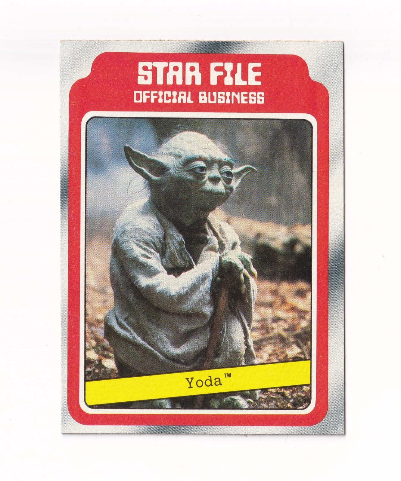 1980 Topps Star Wars The Empire Strikes Back #9 Yoda 1980 Topps Star Wars The Empire Strikes Back #9 Yoda