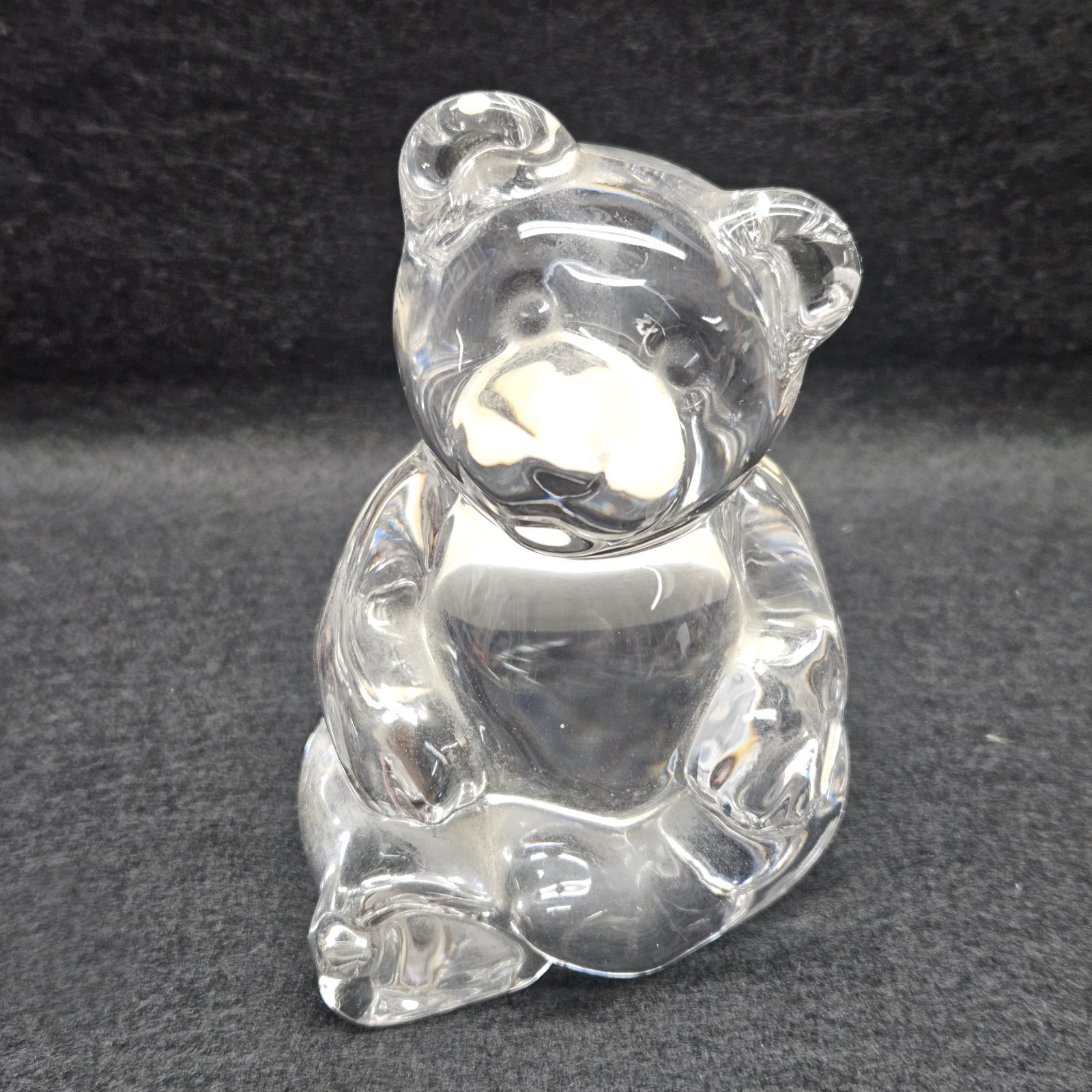 Princess House Crystal Teddy Bear Figurine 3 1/2 Princess House Crystal Teddy Bear Figurine 3 1/2