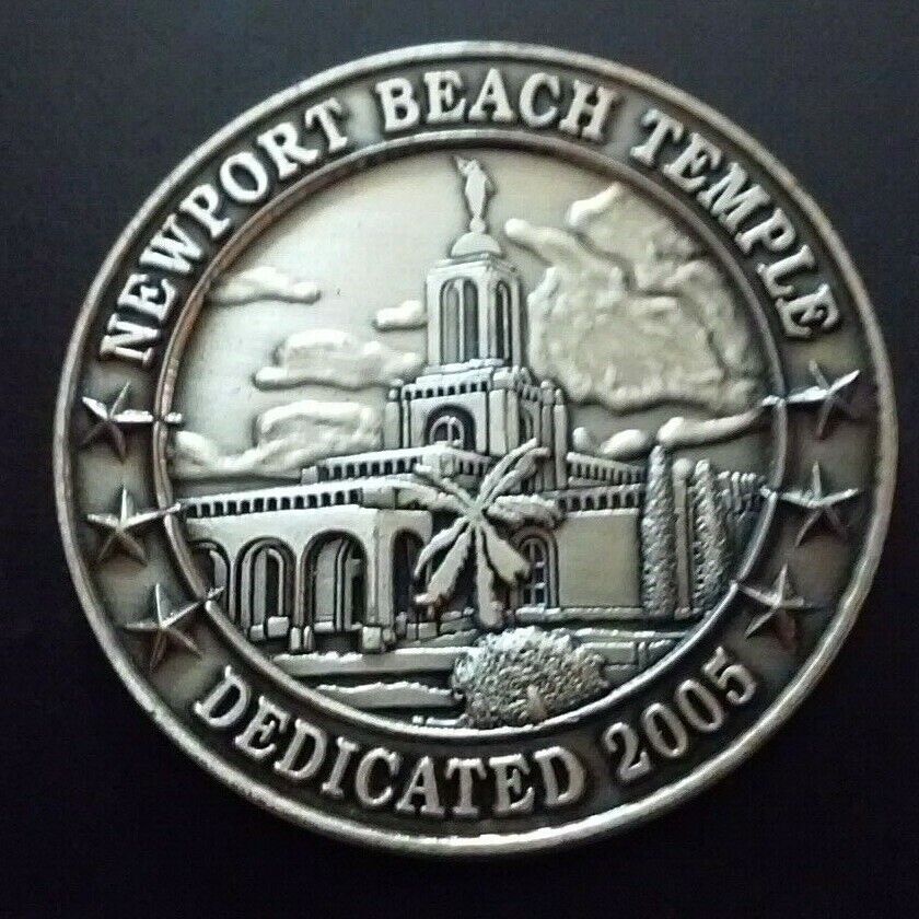 Newport Beach Temple Dedication Coin 2005