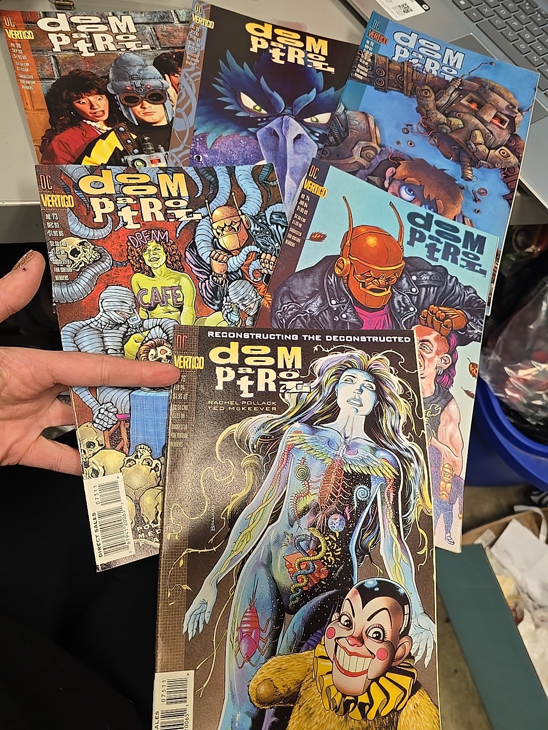Lot Of 6 Comics. Doom Patrol DC Vertigo. Number 70, 71, 72, 73, 74, 75. Lot Of 6 Comics. Doom Patrol DC Vertigo. Number 70, 71, 72, 73, 74, 75.