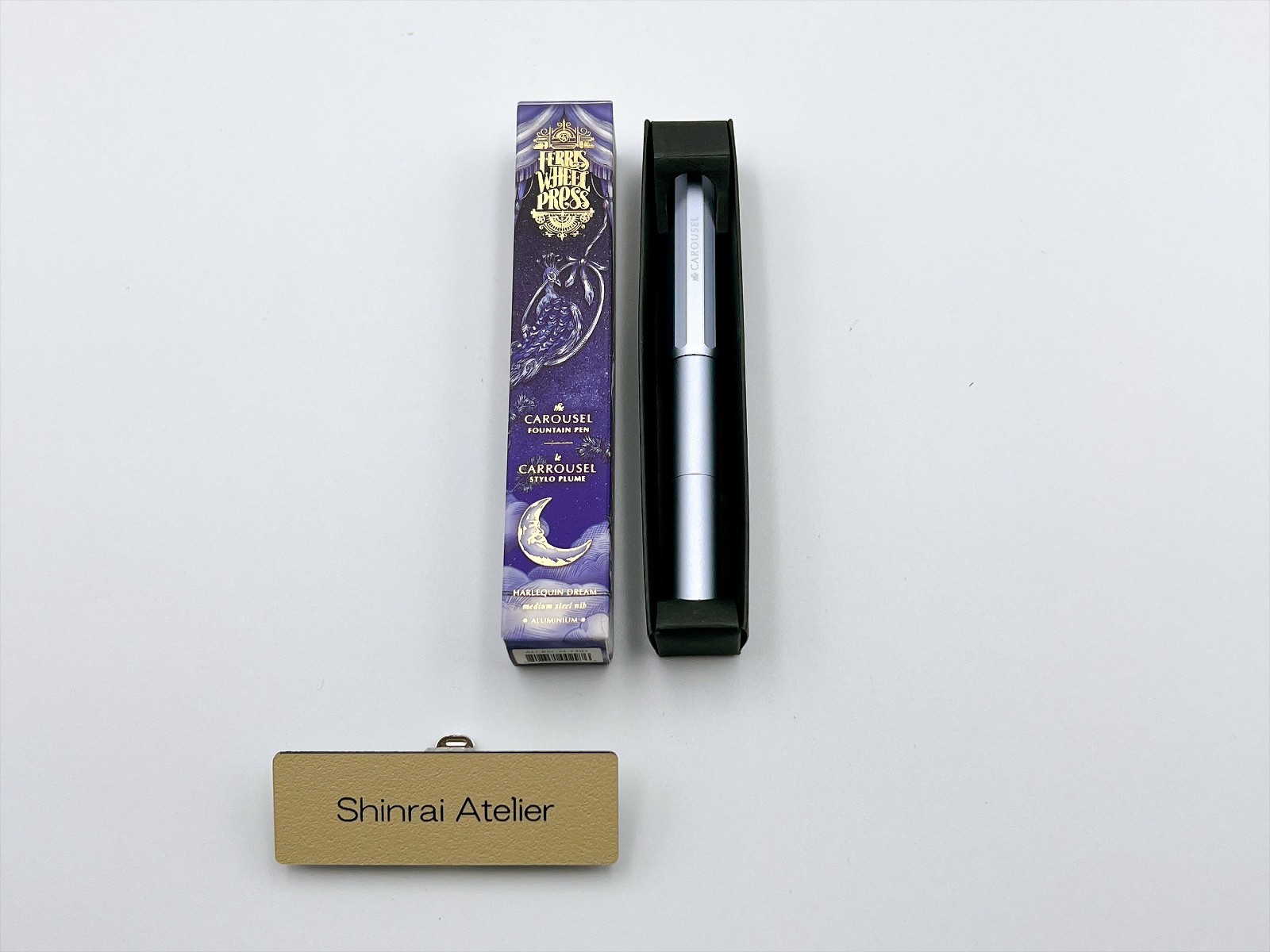 Ferris Wheel Press   Aluminum Carousel Fountain Pen   Harlequin Dream