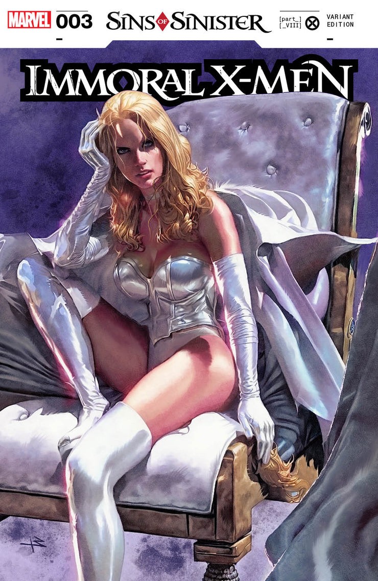 IMMORTAL X-MEN #3 MARCO TURINI EXCLUSIVE EMMA FROST TRADE DRESS VARIANT 2023 NM