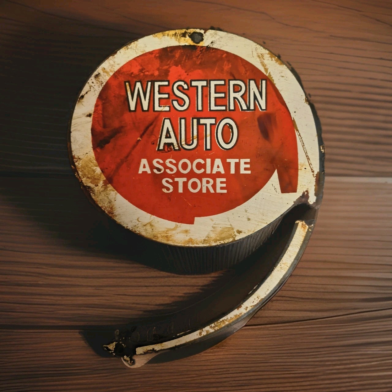Vintage Western Auto Porcelain Sign Automotive Store Associate Napa O\'Reilly USA Vintage Western Auto Porcelain Sign Automotive Store Associate Napa O\'Reilly USA