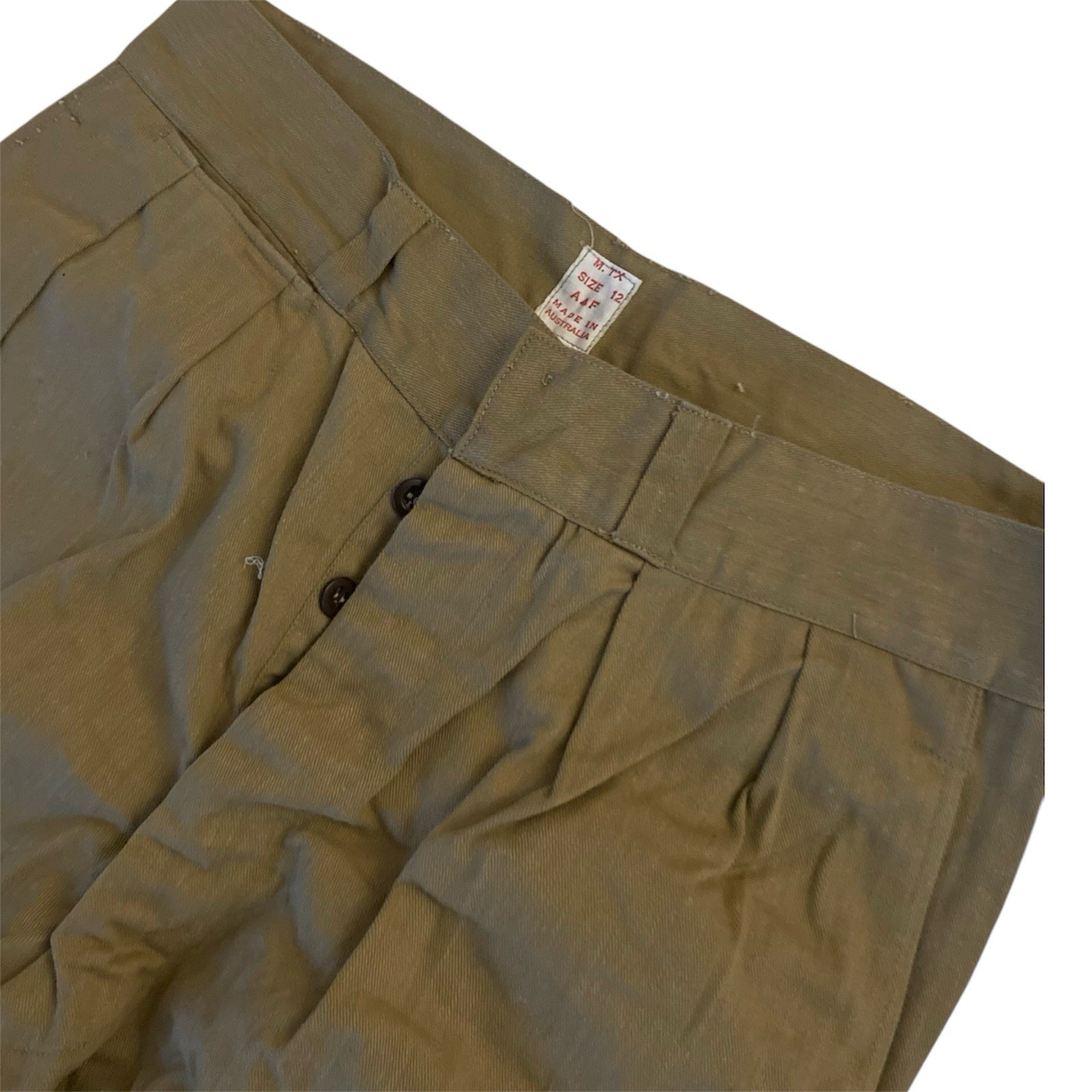 1940s/1950s M.TX AAF Military Drill Pants. Size 12 RARE. 1940s/1950s M.TX AAF Military Drill Pants. Size 12 RARE.