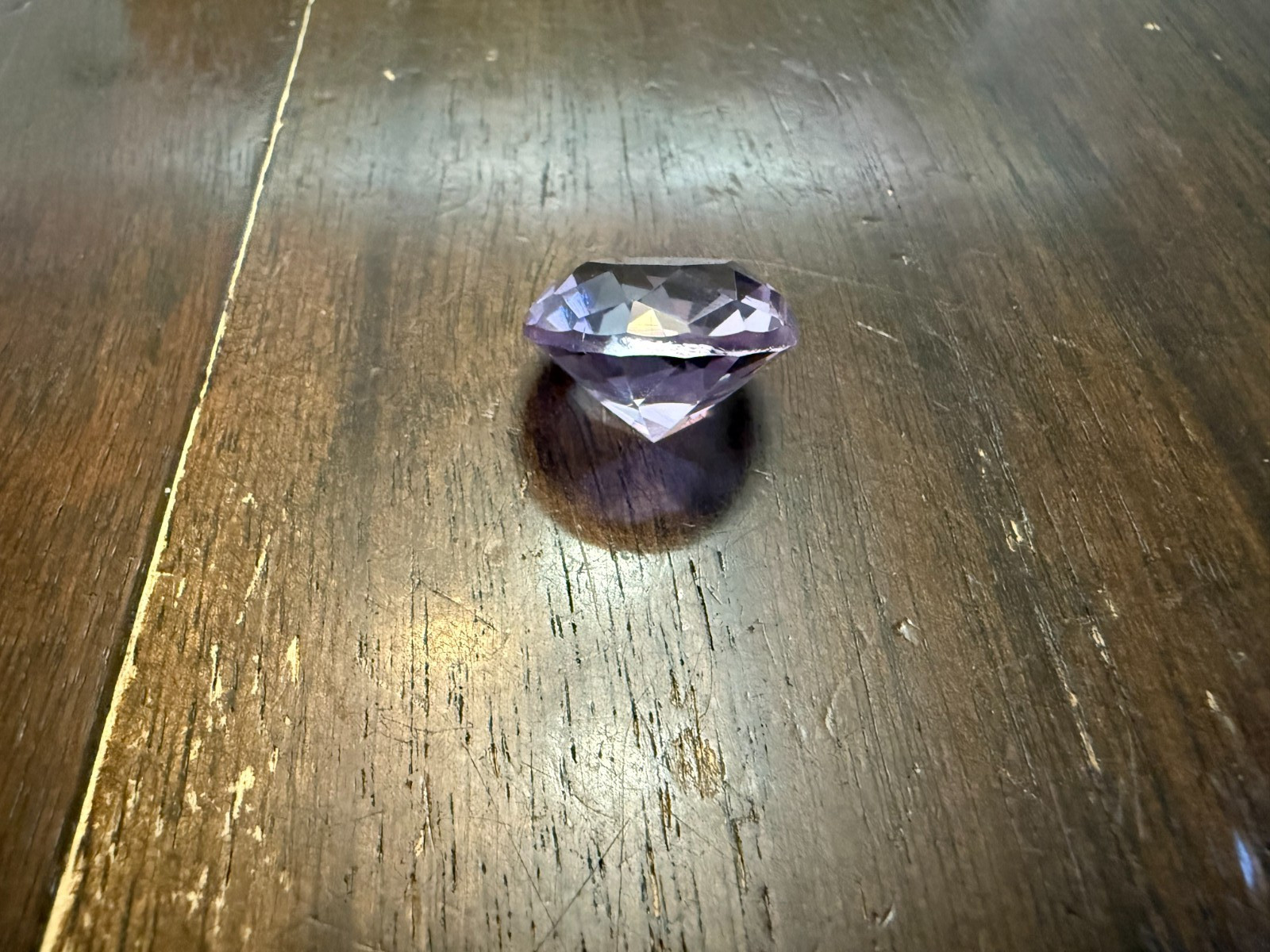 Glass Airflow Directional Bowl Cap - Wide 20mm Diamond Purple