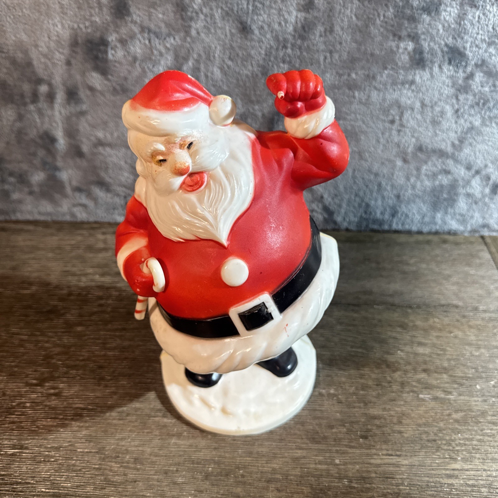 Vtg 1950s Hy-G Products Santa Blow Mold No 611 Hard Plastic 9\