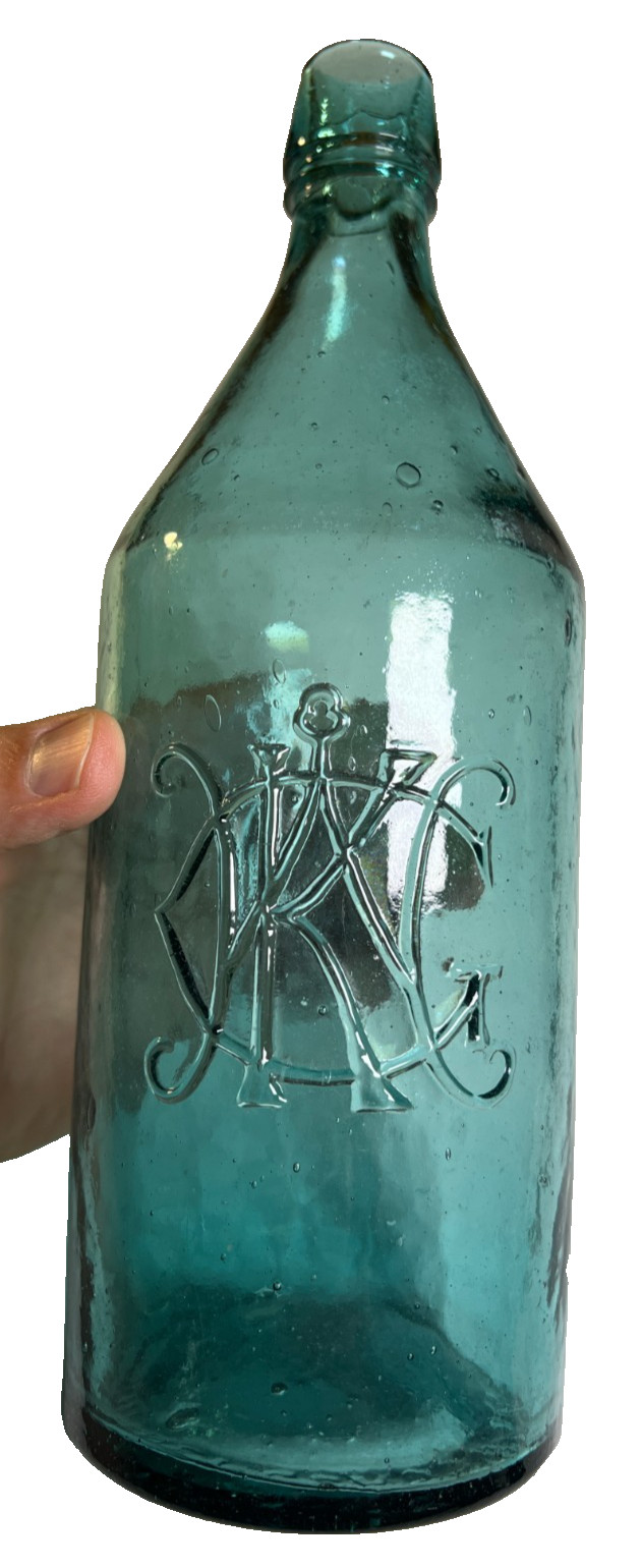 Antique Gettysburg Katalysine M-19-A Teal Whitney New Jersey NJ Bottle