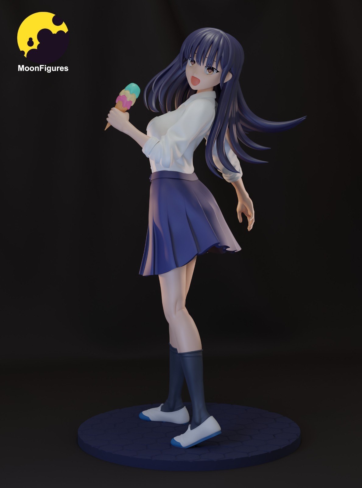 1:6 Anna Yamada The Dangers in My Heart Fan Art UNPAINTED Garage Kit