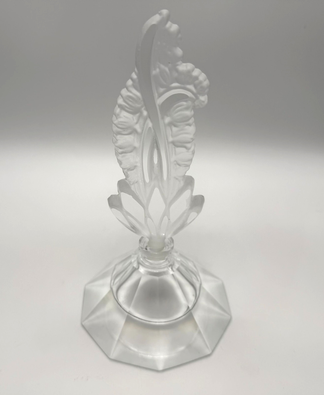 Antique Art Nouveau Crystal Perfume Bottle