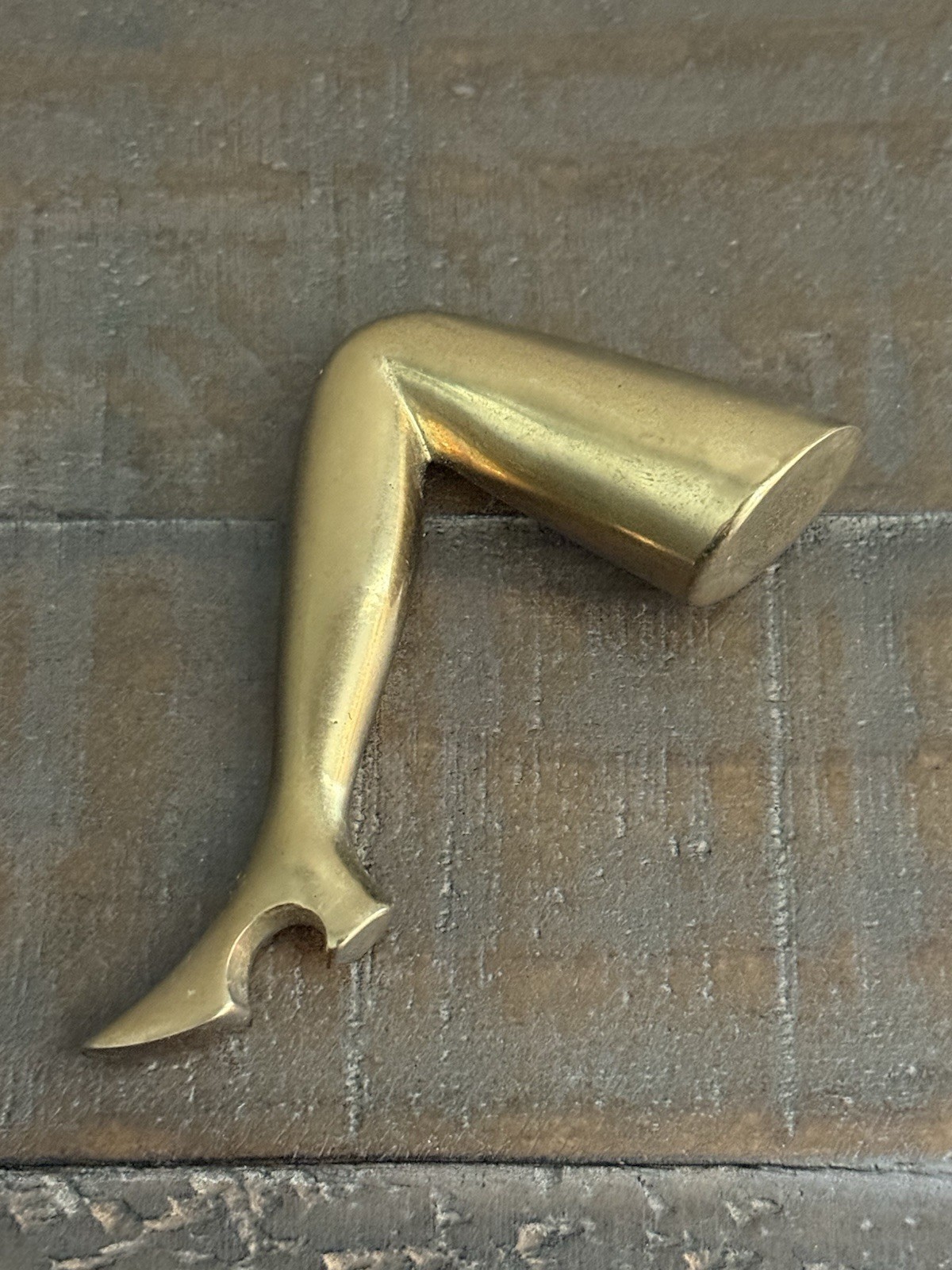 Retro Vintage Brass Lady Leg Bottle Opener  Novelty Barware