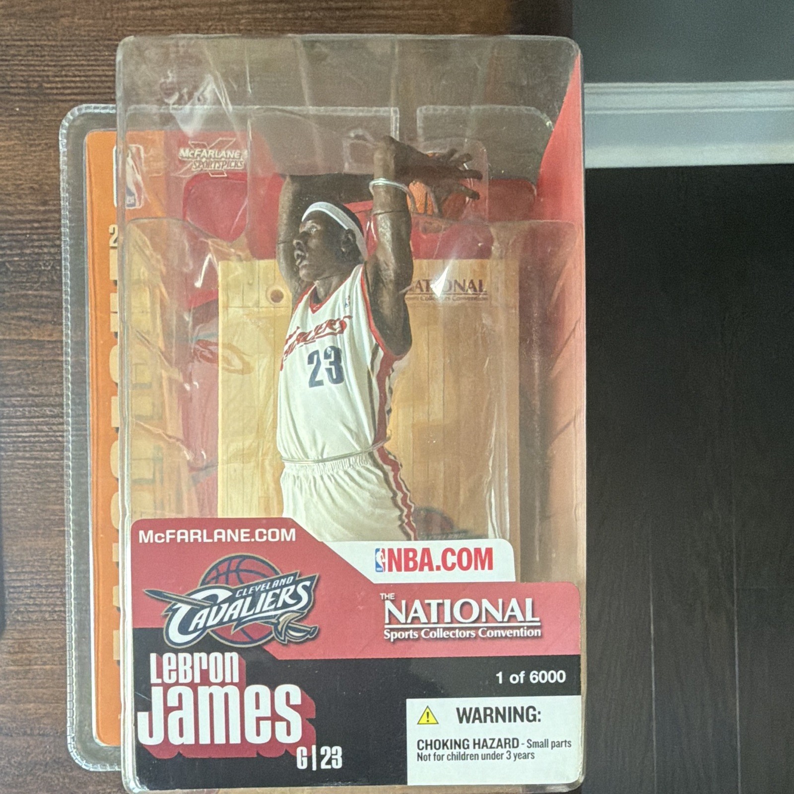 McFarlane Toys LeBron James Cavaliers NBA Figure NSCC Exclusive 1 of 6000