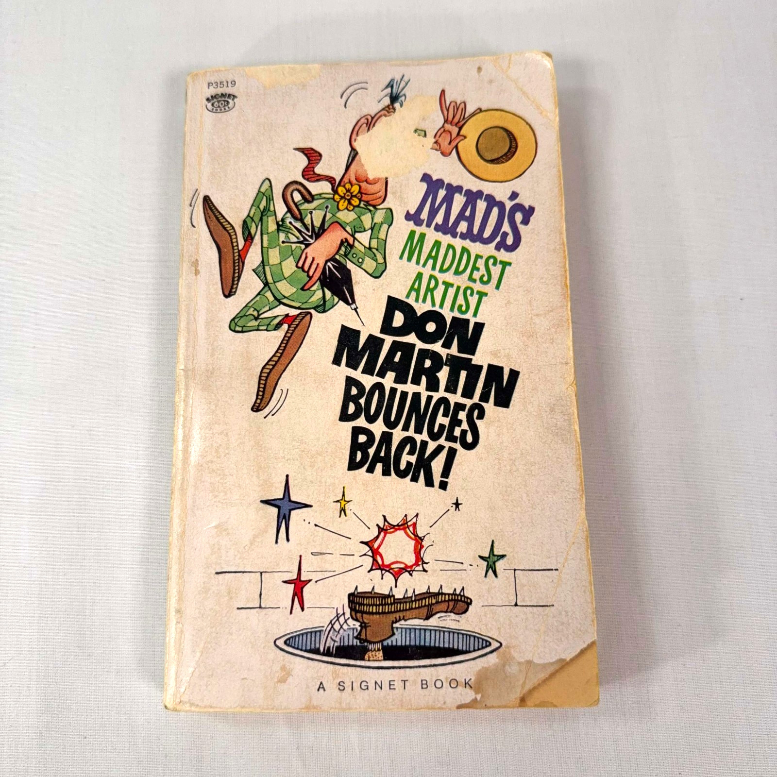 Mad Magazine Book. Mad\'s Maddest Artist. Don Martin Bounces Back. 1963 8th Prtg