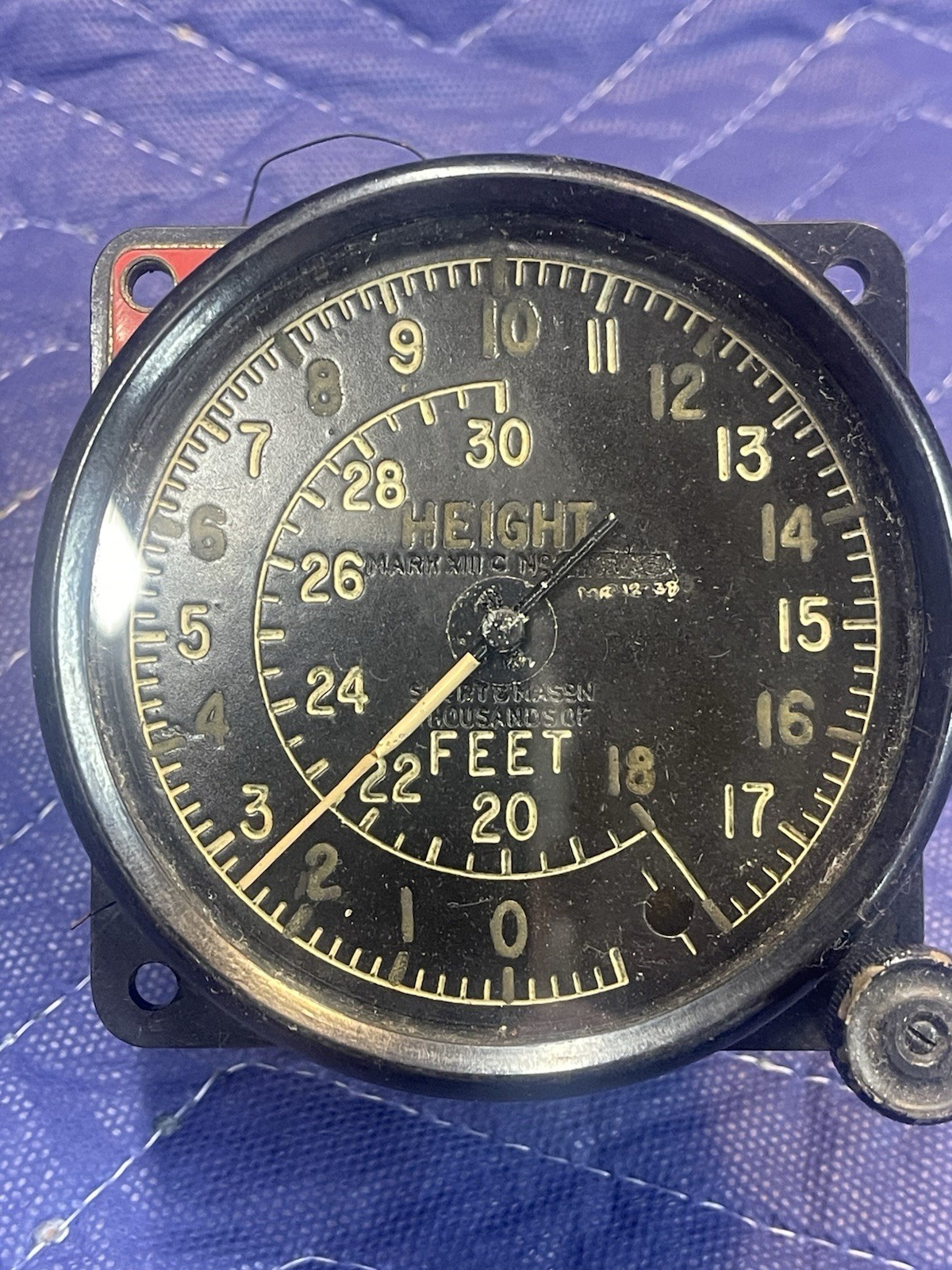 RAF Supermarine Spitfire Ww2 British Height/Altimeter Mk xIIIB