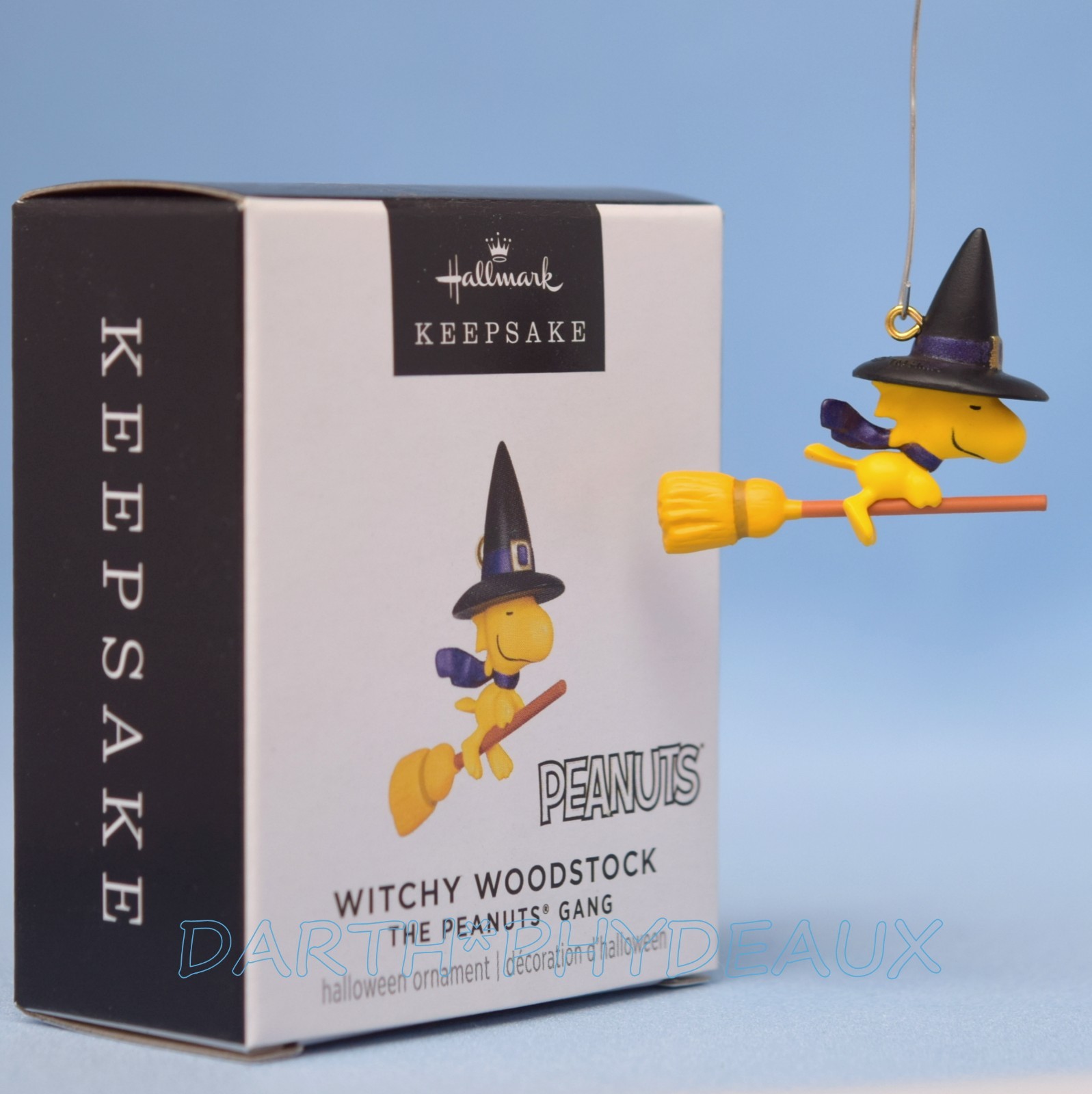 2024 Hallmark Keepsake Witchy Woodstock Peanuts Halloween Miniature Yellow Bird