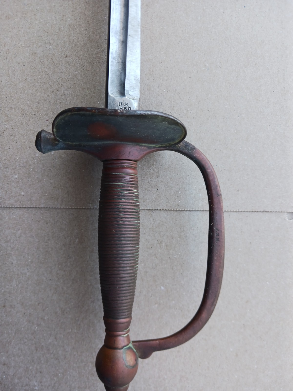 Antique 1863 C. Roby & Co. U.S. Civil War Sword