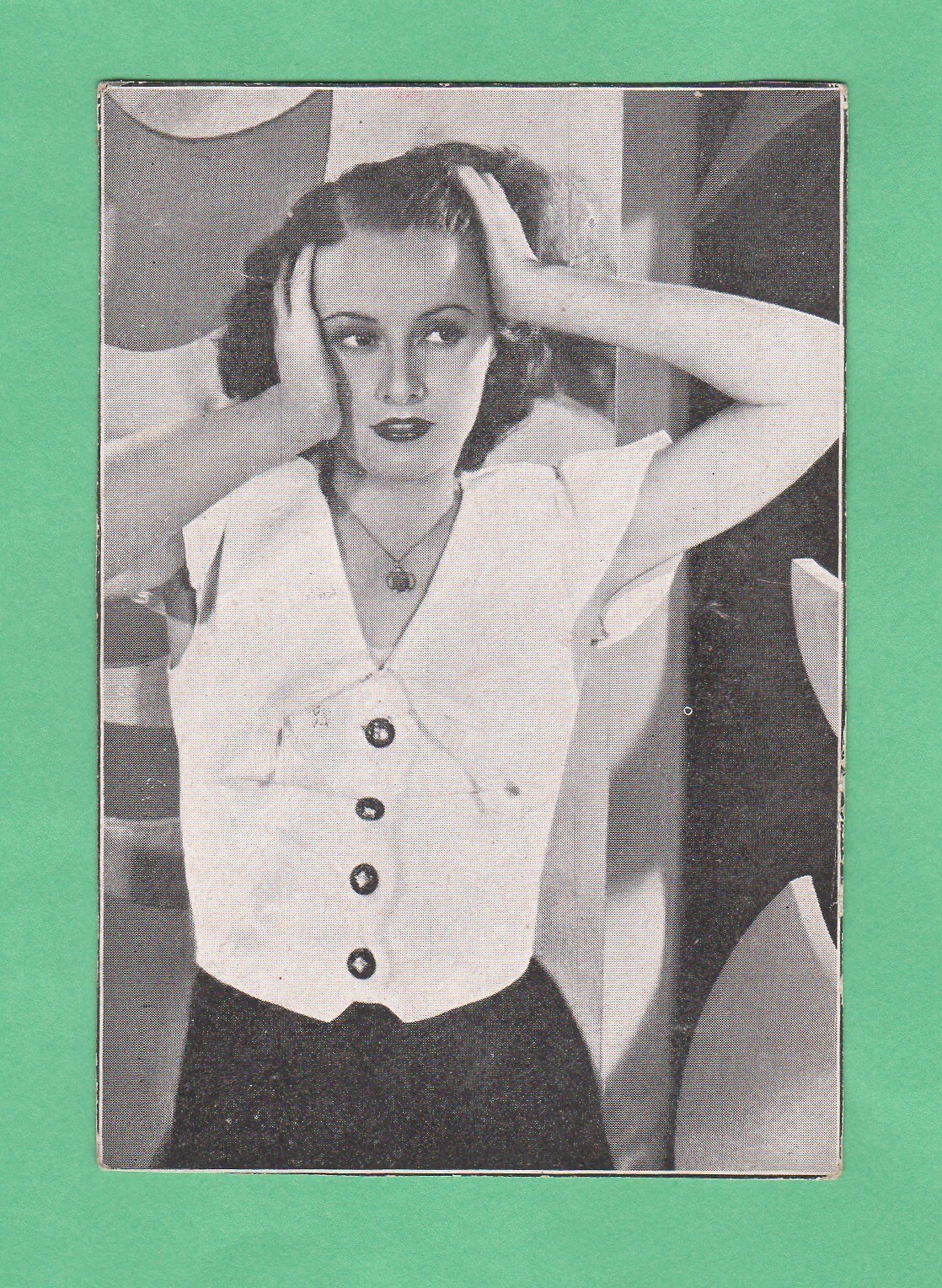 Barbara Stanwyck  Mid 1930\'s Annonymous  Film  PROMO  Card  Rare Possible  RC ?