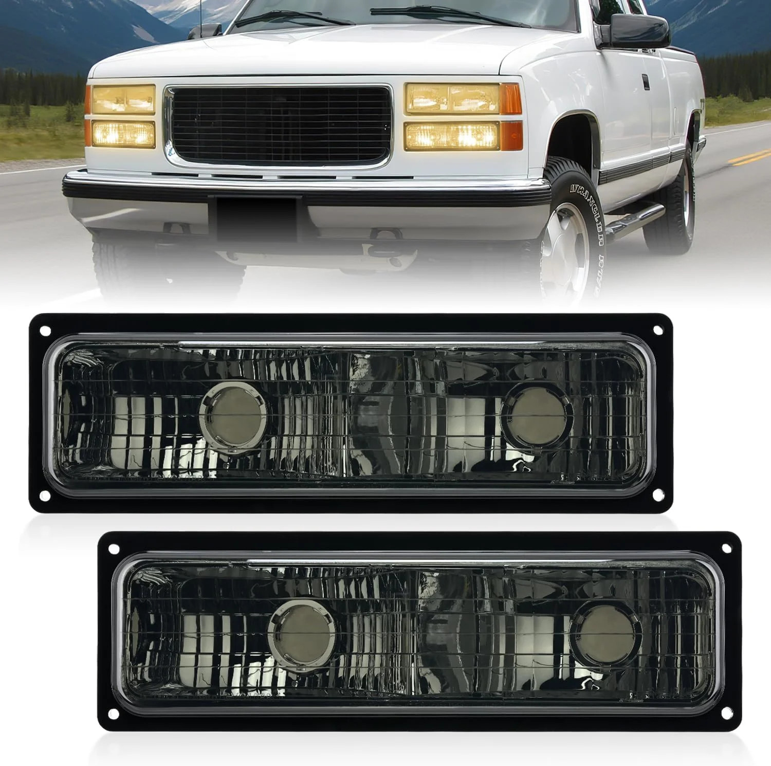 Parking Turn Signal Light Compatible with 1988 1989 1990 1991 1992 1993 1994 199