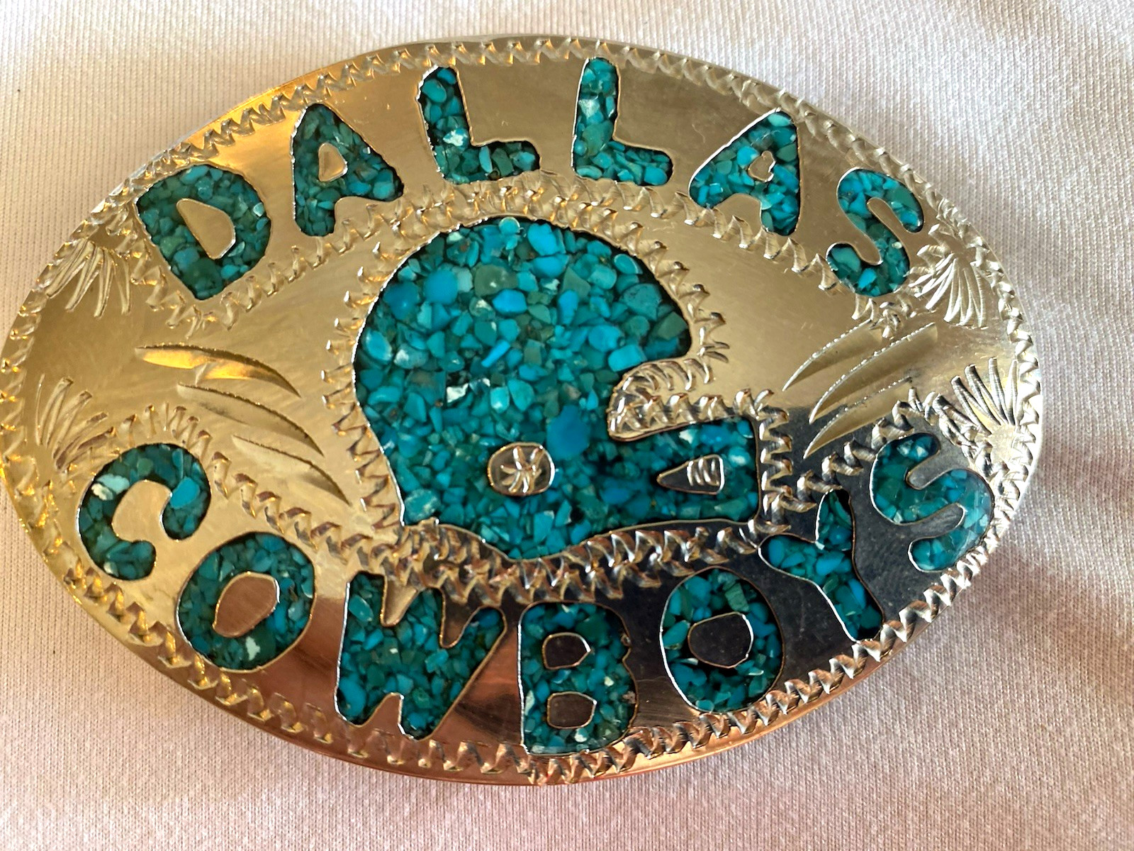Vtg Dallas Cowboys Belt Buckle 3.5 Vtg Dallas Cowboys Belt Buckle 3.5