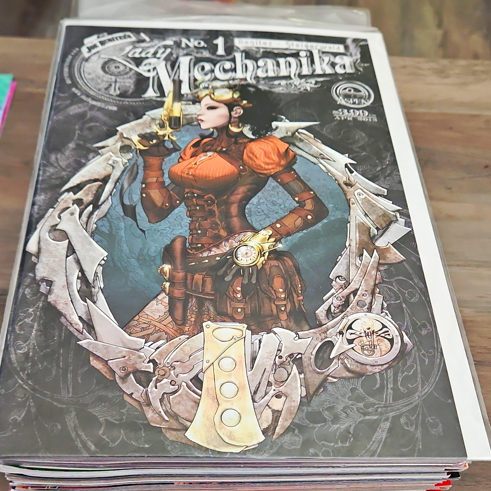 Lady Mechanika #1 Color Single Issue Comic Book Joe Benitez Cover, M. M. Chen