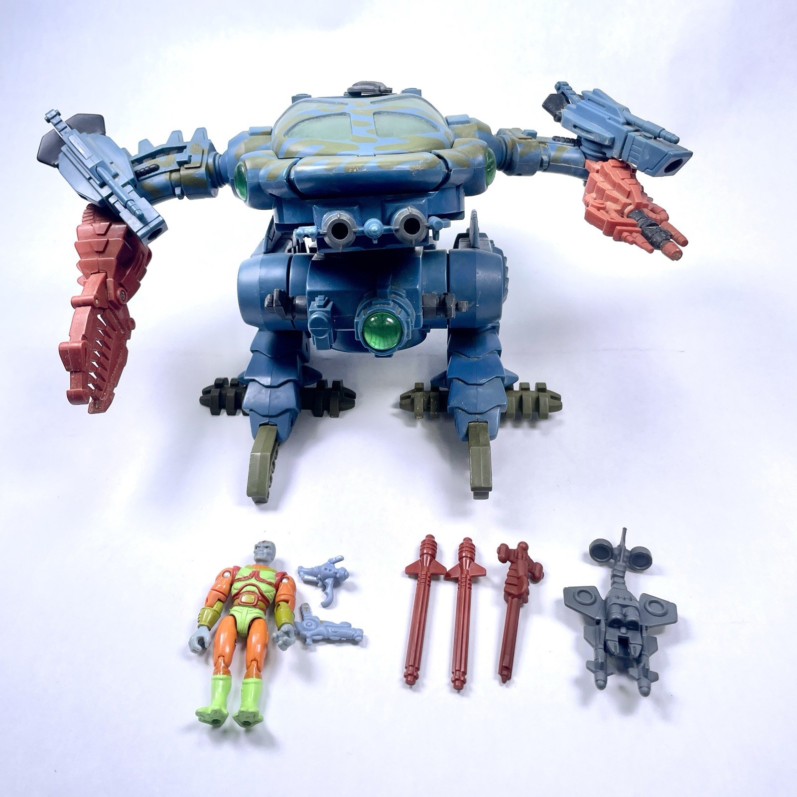 Exo Squad Light Attack General Shiva Amphibious Assault E-Frame 1994 Playmates Exo Squad Light Attack General Shiva Amphibious Assault E-Frame 1994 Playmates