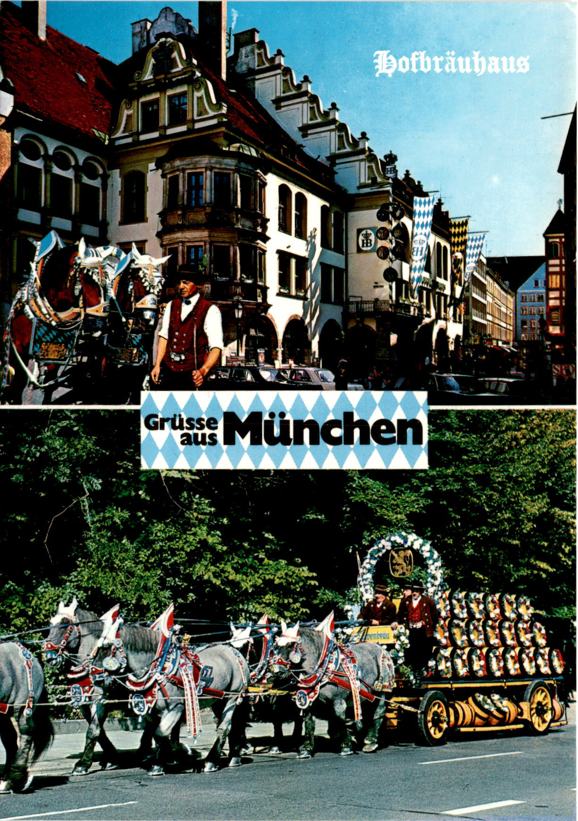 München, Hofbräuhaus, Garmisch-Partenkirchen, München Munich Postcard München, Hofbräuhaus, Garmisch-Partenkirchen, München Munich Postcard