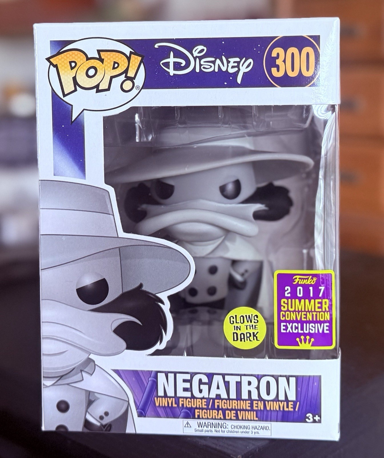 GITD Funko Pop Disney:  NEGATRON #300 San Diego Comic Con Gamestop Exclusive