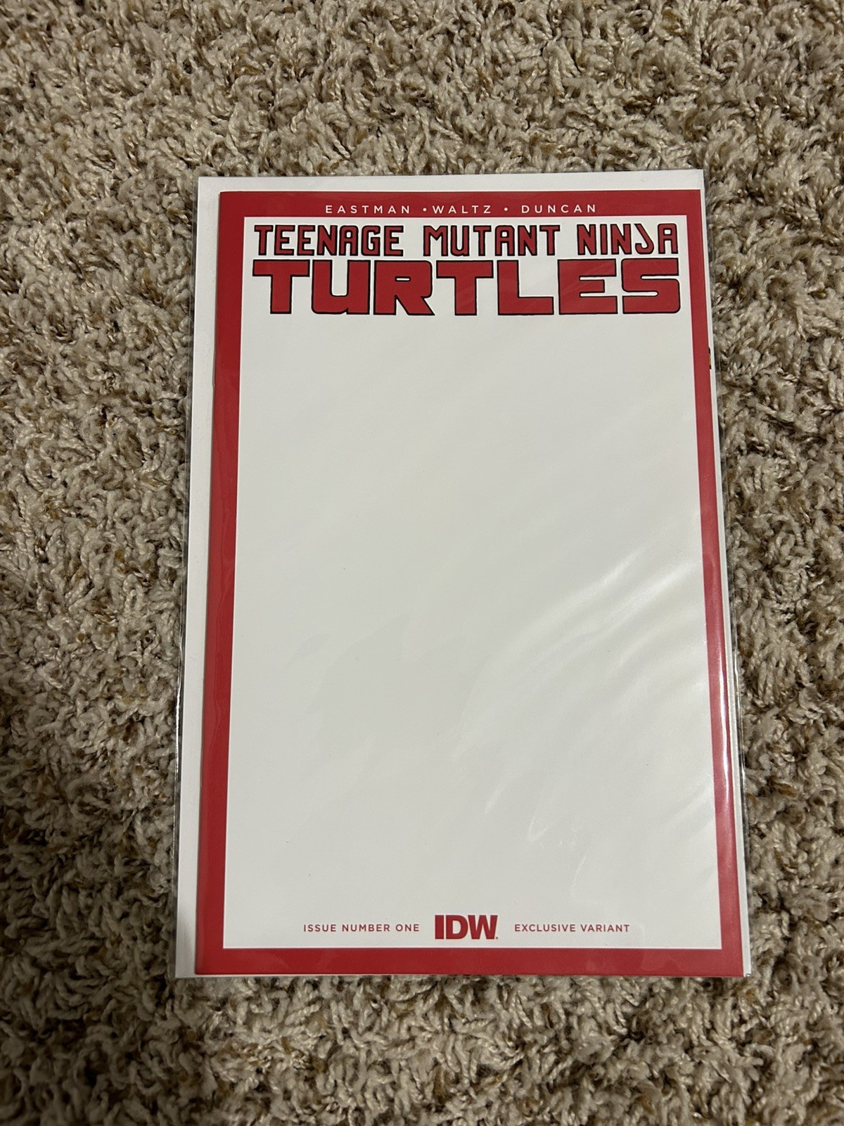 Teenage Mutant Ninja Turtles Blank Limited To 250 Rare Charity Promo NYCC 2023