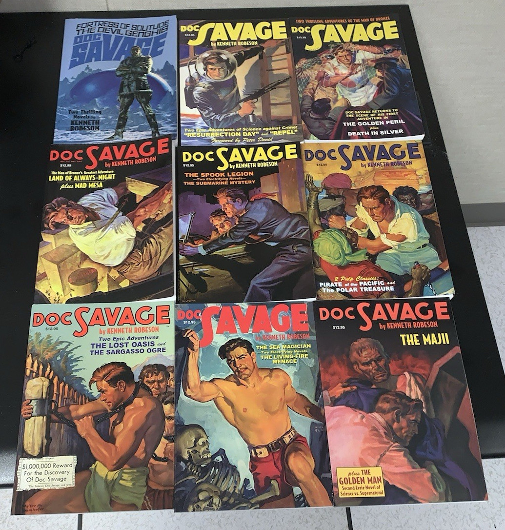 Doc Savage Lot (45) Kenneth Robeson Nostalgia Sanctum 1 - 23 26 - 36 45 77 - 87