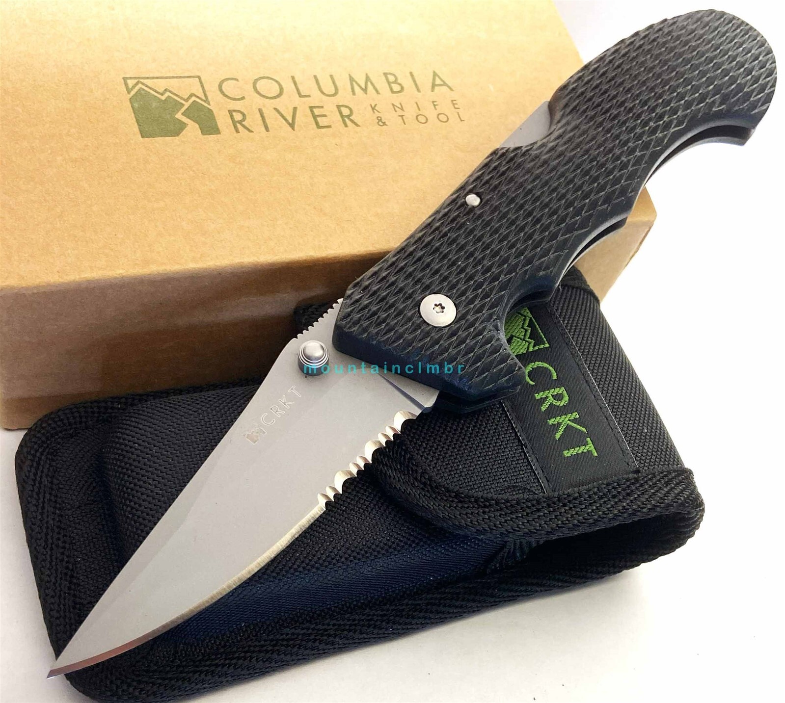 CRKT OLD VERSION DISCONTINUED Cascade Hammond Lockback Serr 8.5/5/3.5 Knife 6914 CRKT OLD VERSION DISCONTINUED Cascade Hammond Lockback Serr 8.5/5/3.5 Knife 6914