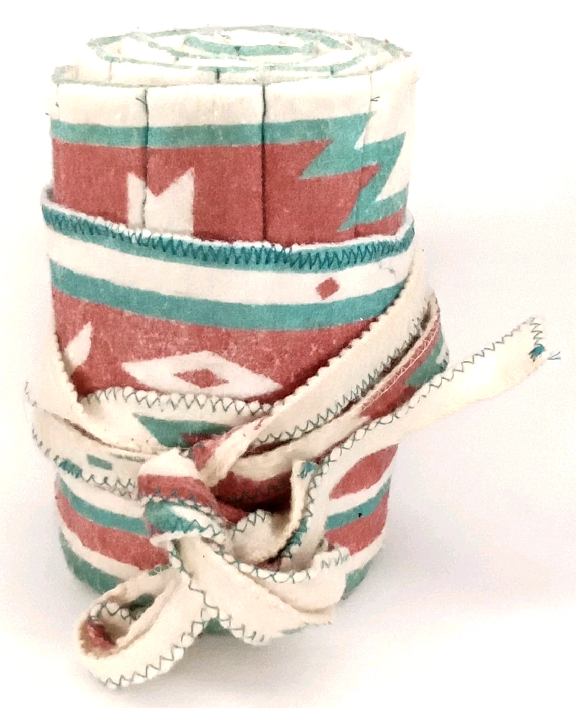Vintage 1950s Navajo Southwestern Wool Straight Razor Storage Roll New Arrival