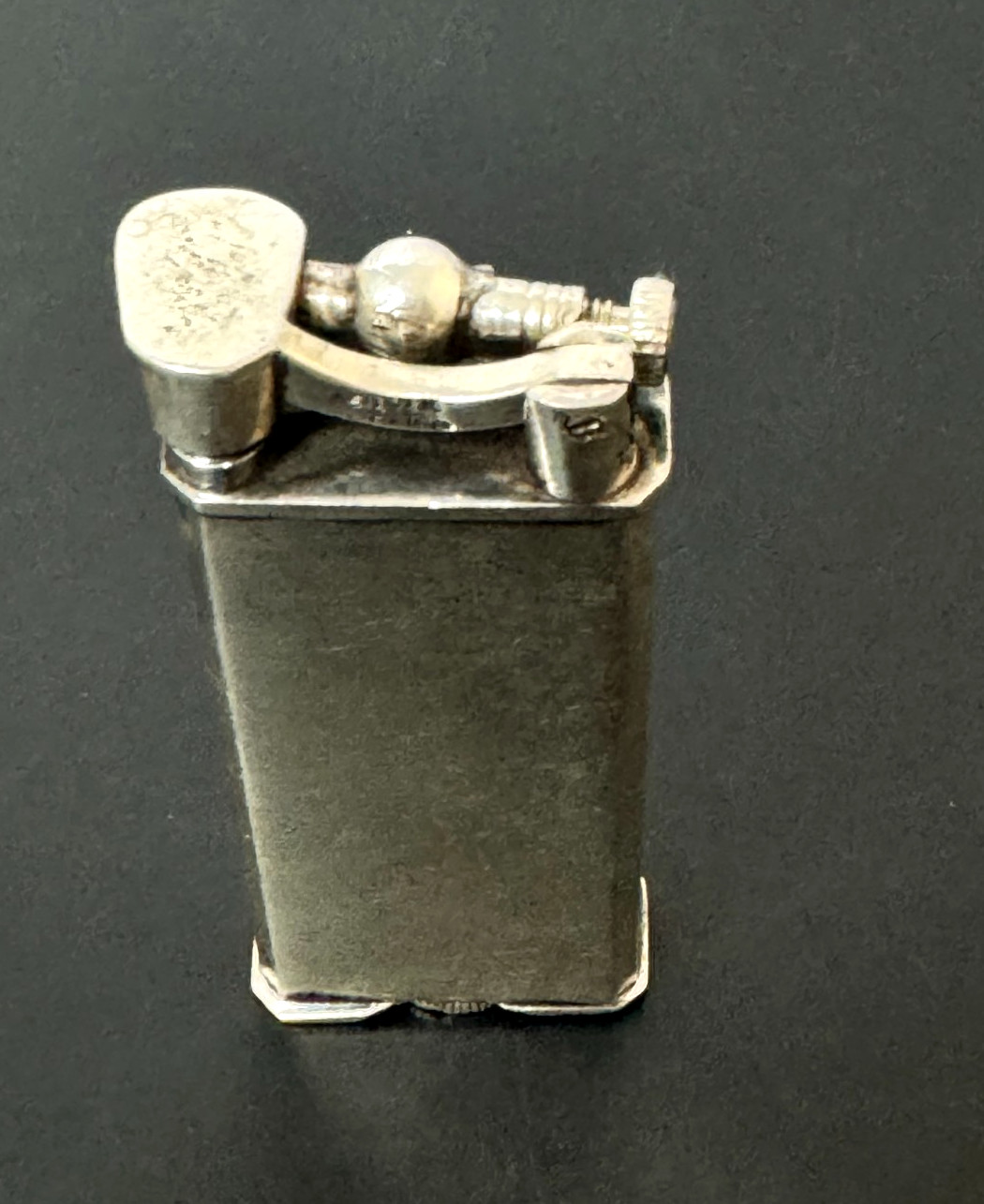 Vintage Mexican Sterling Silver Lift-Arm Petrol Pocket Or Table Lighter ~ 815