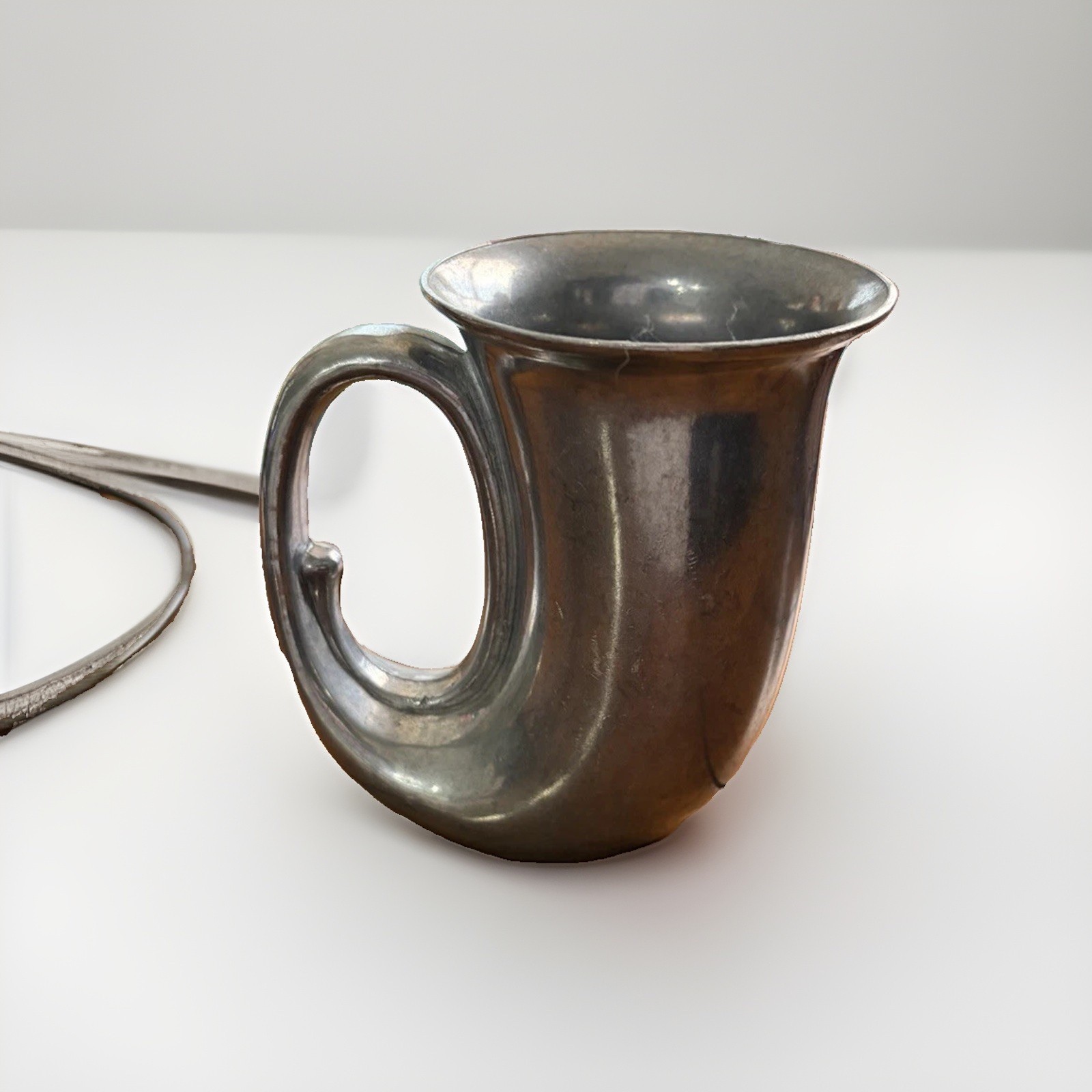 Vintage Leonard Pewter Horn Mug Vintage Leonard Pewter Horn Mug
