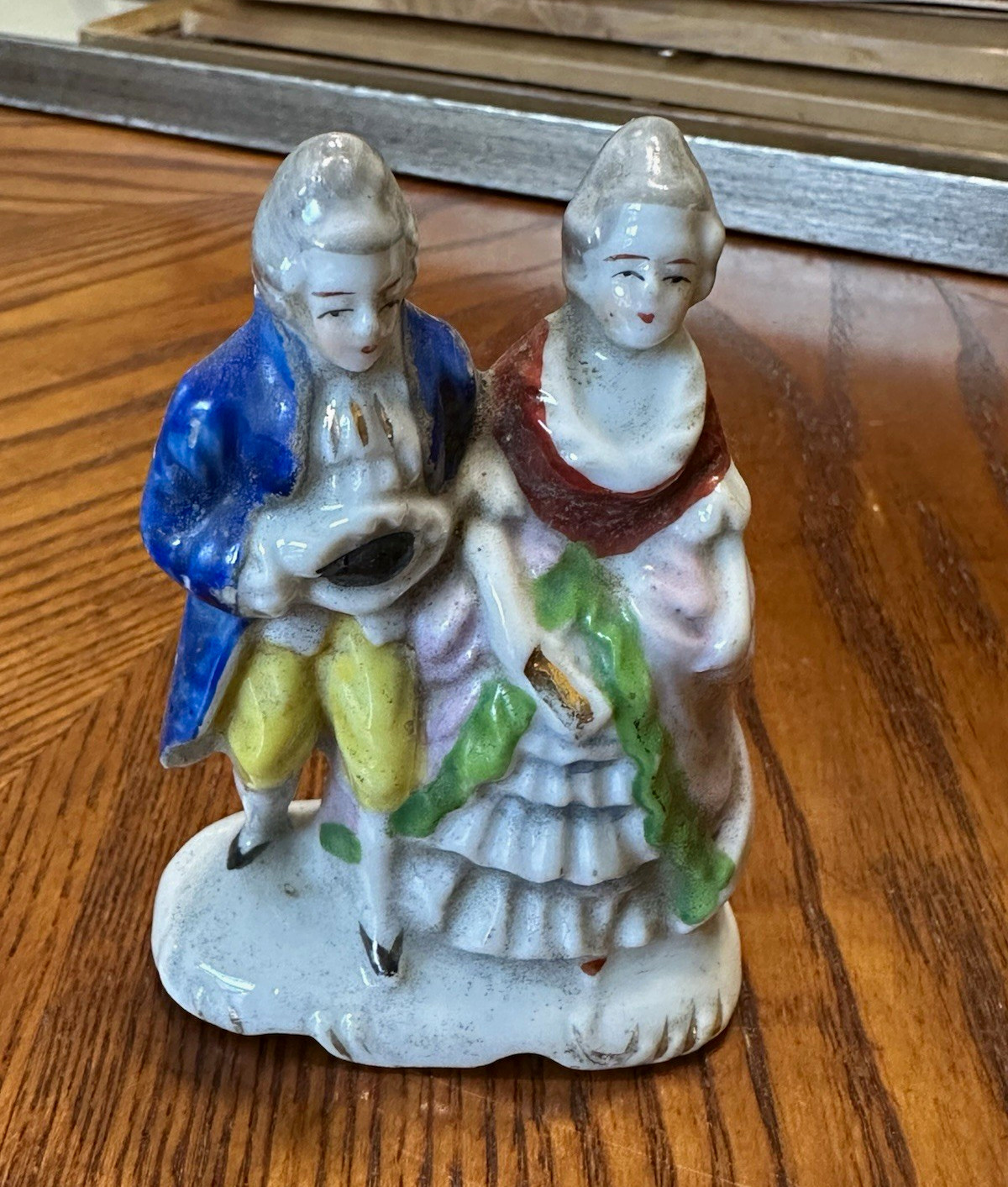 Vintage Made in Occupied Japan Porcelain Courting Couple Figurine 1947-1952