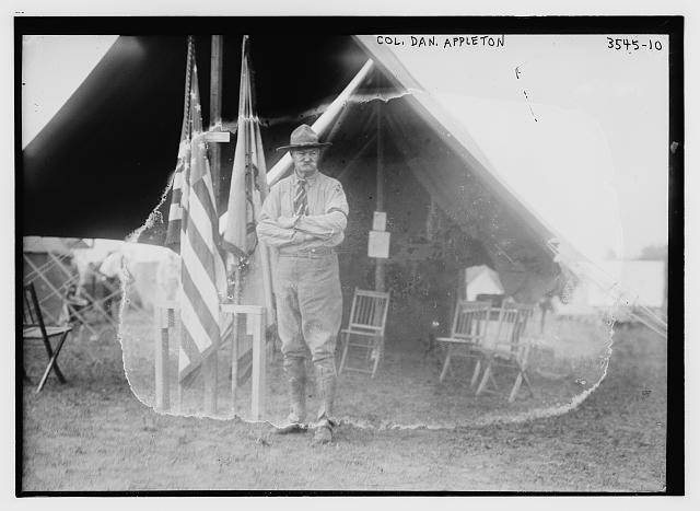Photo:Col. Dan Appleton at Camp Whitman New York Guard 1915