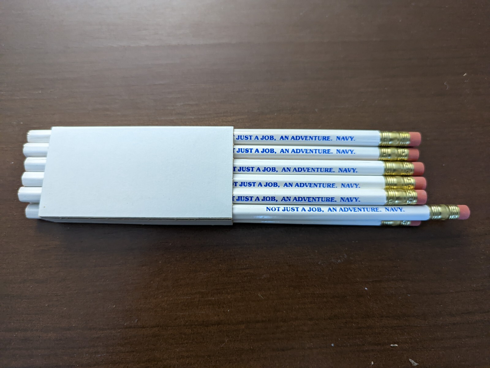 Vintage Navy - Not It's Not Just a Job - It's an Adventure set of 12 pencils Vintage Navy - Not It's Not Just a Job - It's an Adventure set of 12 pencils