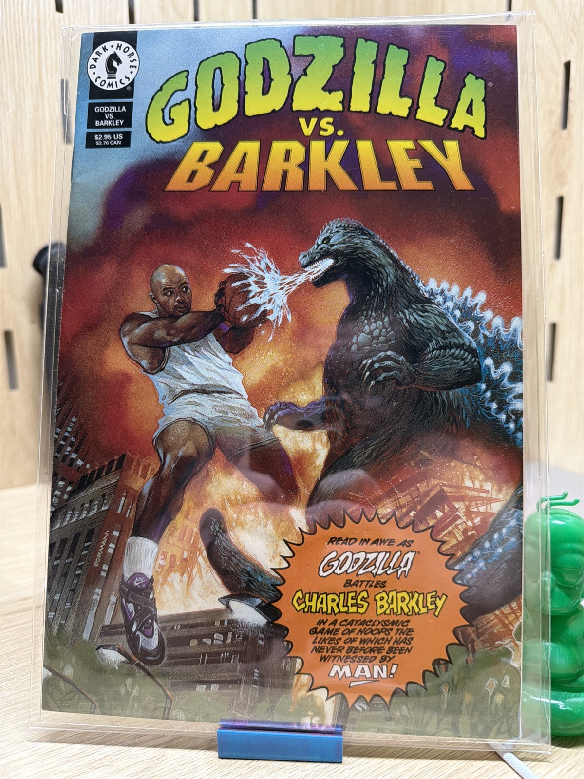 Dark Horse Comics Godzilla vs. Barkley 1993 One-Shot Fun Comic Near Mint