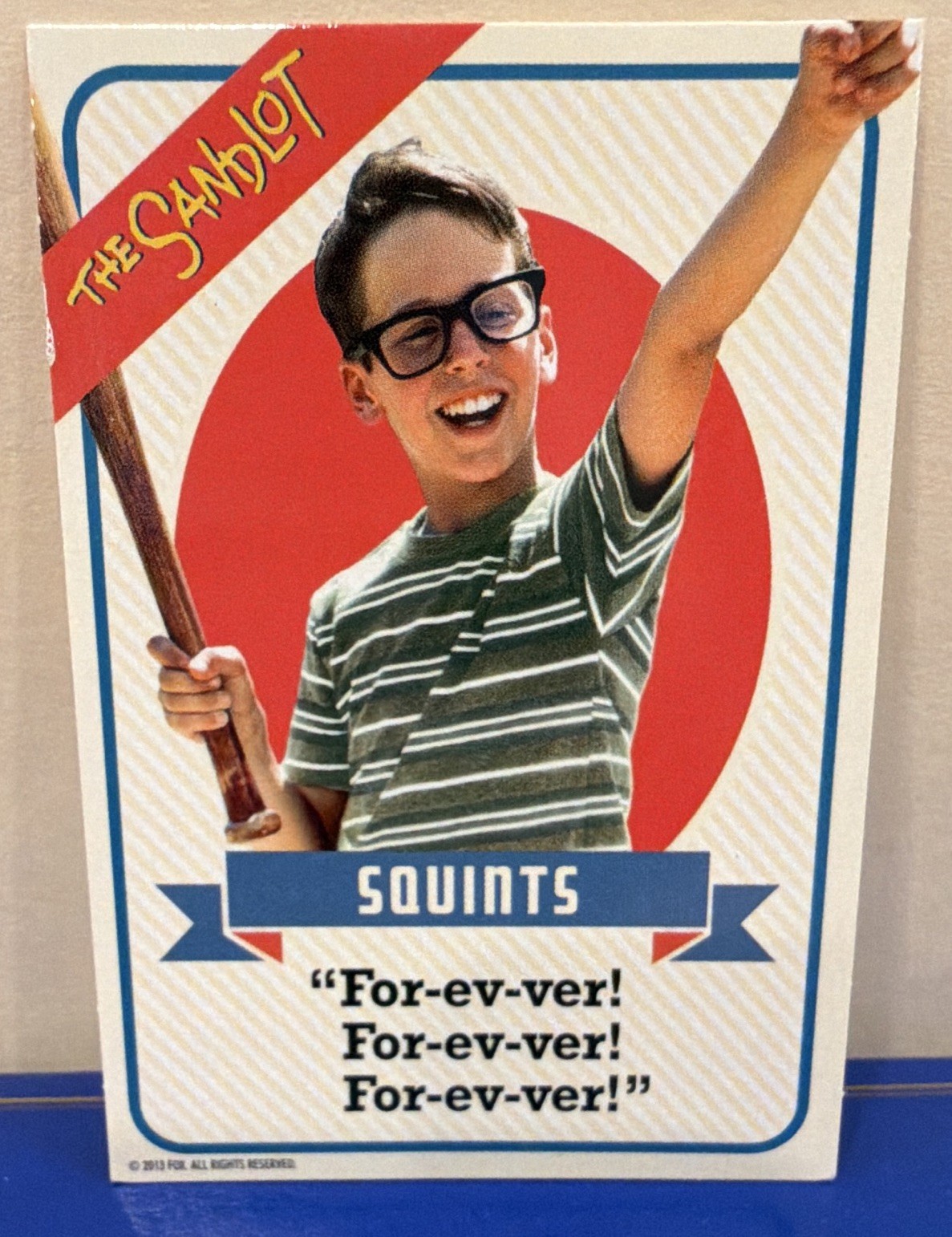 Topps 2013 The Sandlot 20th Anniversary Base Set #1 Squints Trading Card