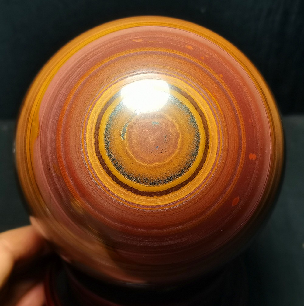 RARE 1855G Natural large Tiger\'s Eye Sphere Ball/Energy stone /Decoration WD1170