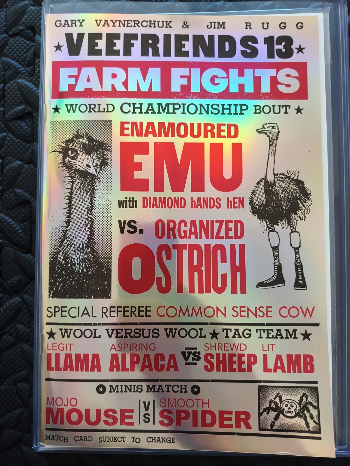 VeeFriends Comic Book #13 – Farm Fights Holo Foil Variant /99
