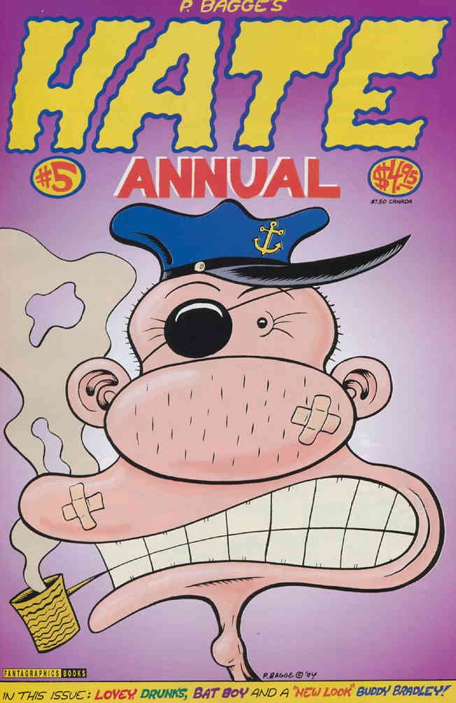 Hate Annual #5 VF; Fantagraphics | Peter Bagge - w/Bag+Board