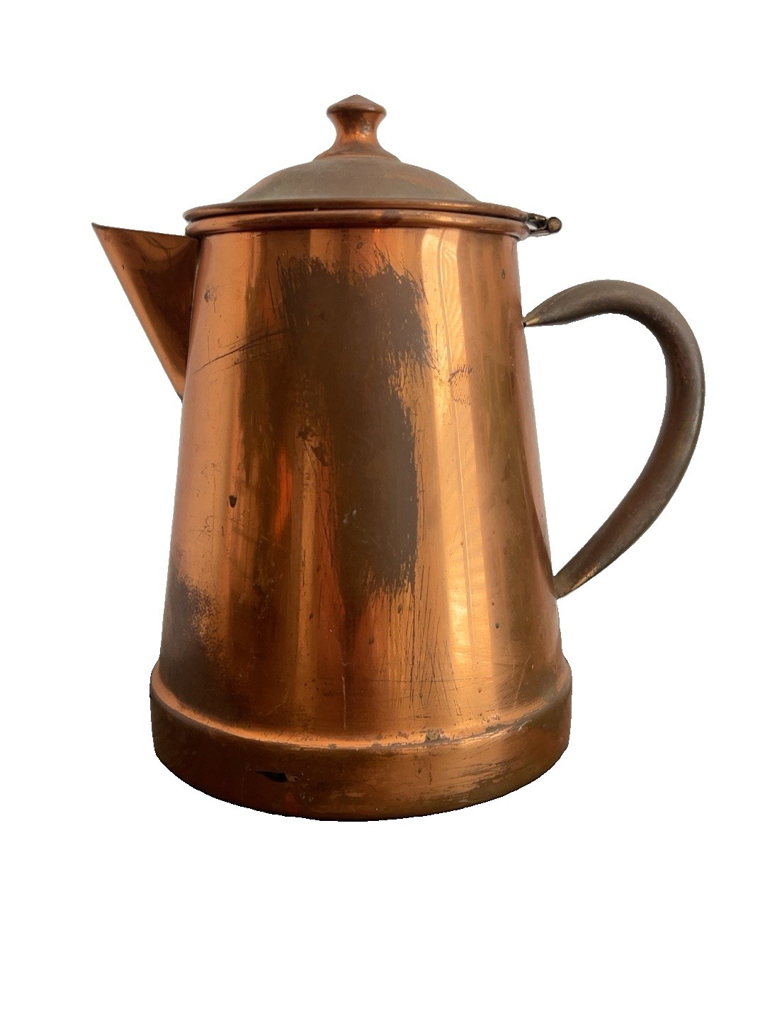 Vintage Tagus R97 Copper Coffee Pot Percolator Made in Portugal 8.5”