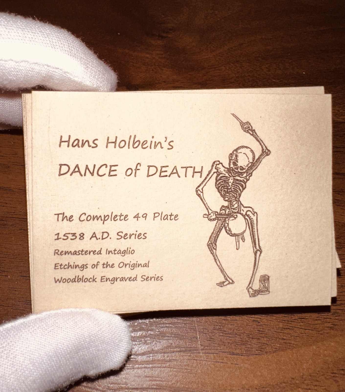 Hans Holbein's Dance Of Death 49- Folio Plate Set. RRParks 2011. Set #85 Of 100