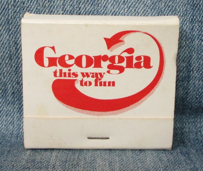 GEORGIA THIS WAY TO FUN Vintage Full Matchbook HMT7