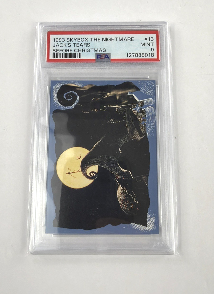 1993 SkyBox Nightmare Before Christmas #13 Jacks Tears Skellington PSA 9 