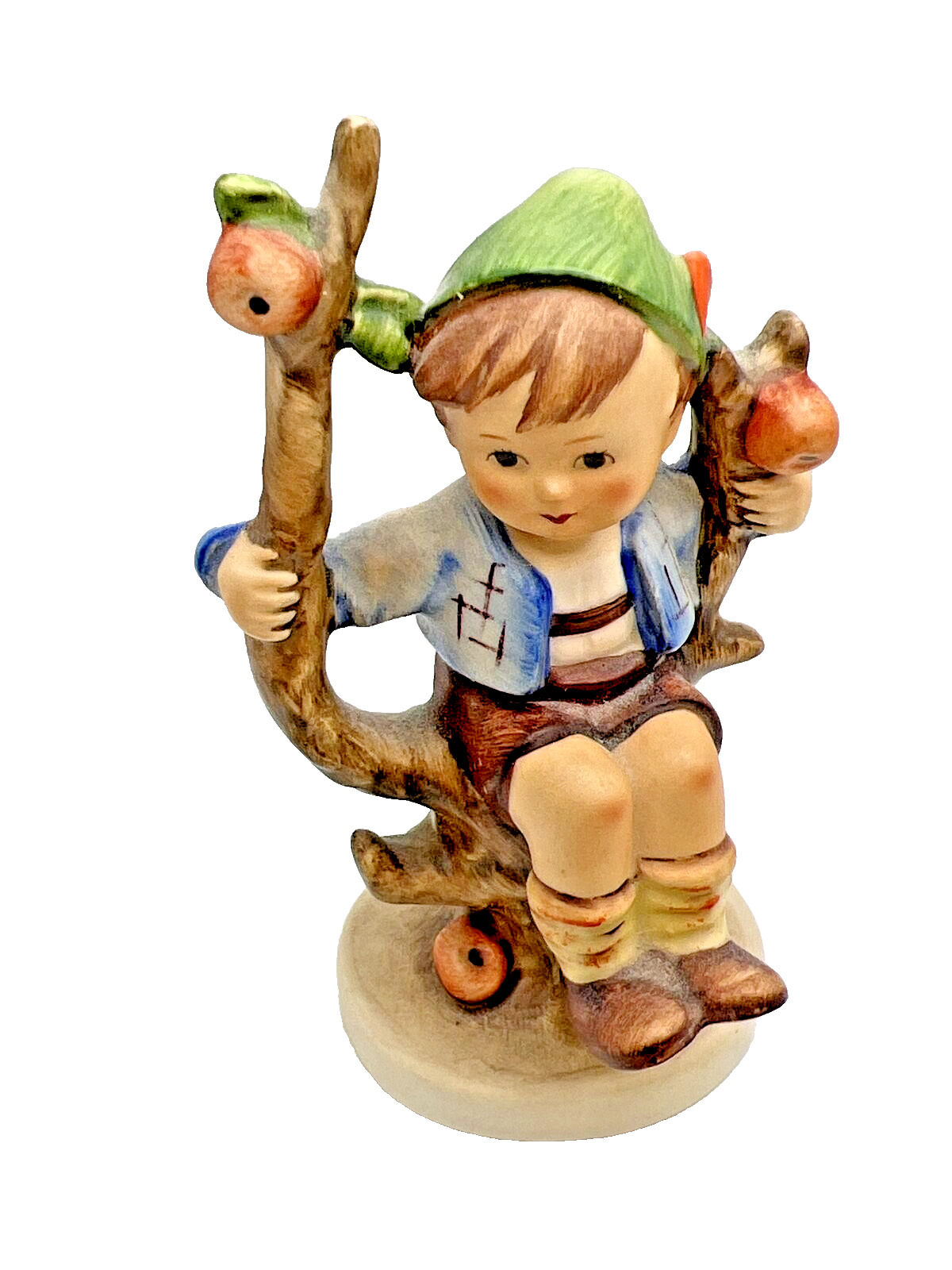 Vtg Hummel Goebel Germany Porcelain Figurine 142-3/0 Apple Tree Boy Signed Zoler