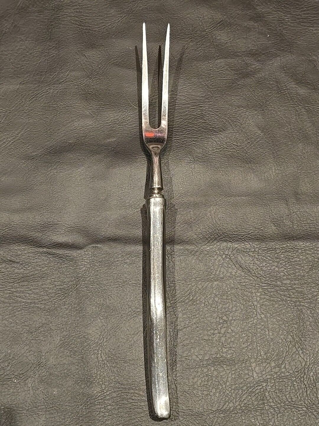 VINTAGE NASCO  stainless steel serving Fork  MADE IN JAPAN  TWO PRONG HEAVY