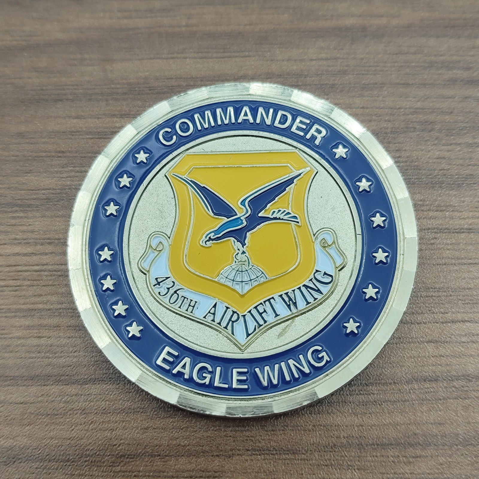 USAF 436th Airlift Wing Commander Dover AFB Challenge Coin